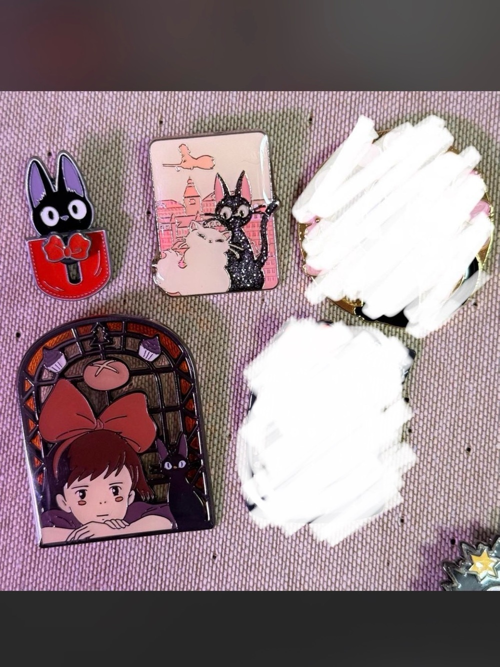 Studio Ghibli Kiki's Delivery Service Enamel Pin Bundle of 3 — Jiji + Kiki
